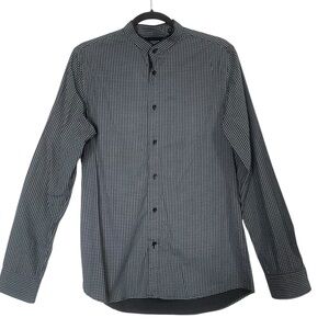 Karl Mommoo Homme Patterned Slim Fit Button Down‎ Cotton Shirt Size L Classic
